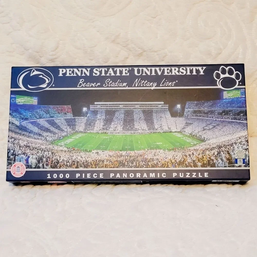 Penn State Beaver Stadium Nittany Lions Football 1000 Piece Panoramic Puzzle New